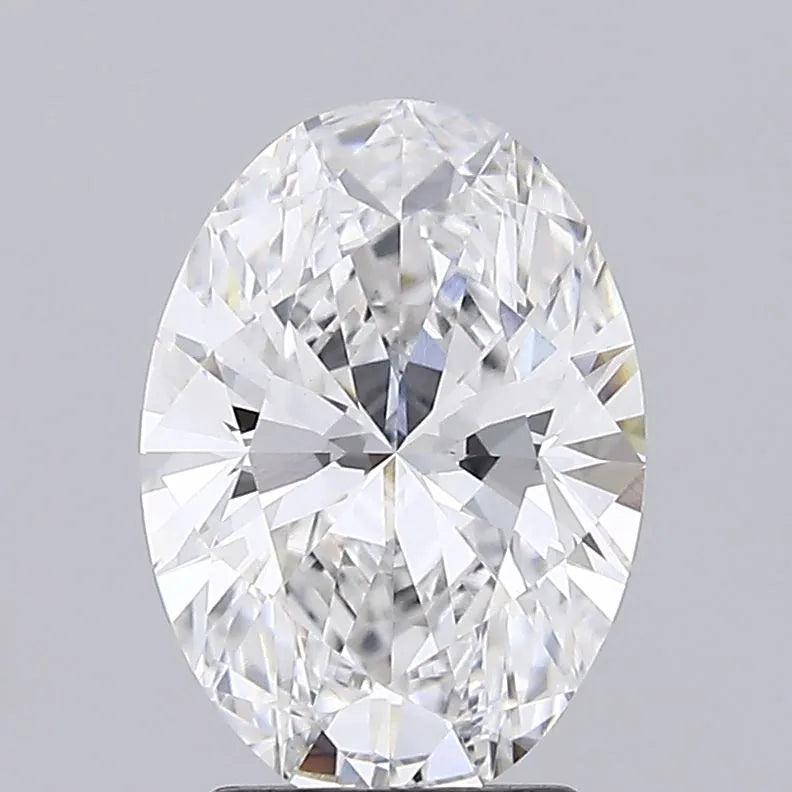 2.90ct Oval Lab Grown Diamond (Colour E, Clarity VVS2, IGI Certified)
