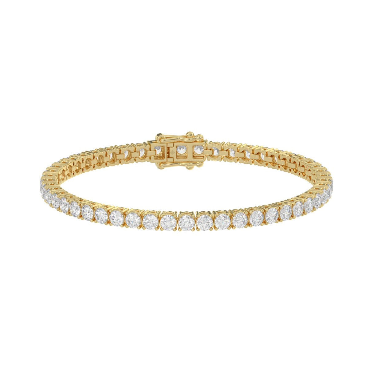 10K Yellow Gold, angled view
