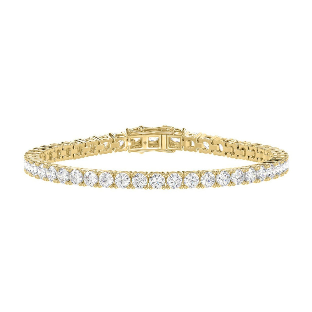 10K Yellow Gold, angled view