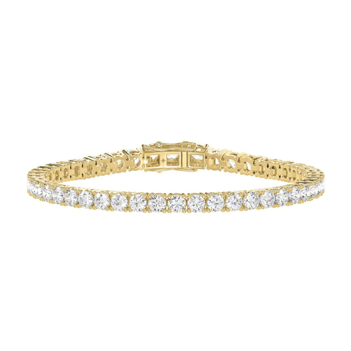 10K Yellow Gold, angled view
