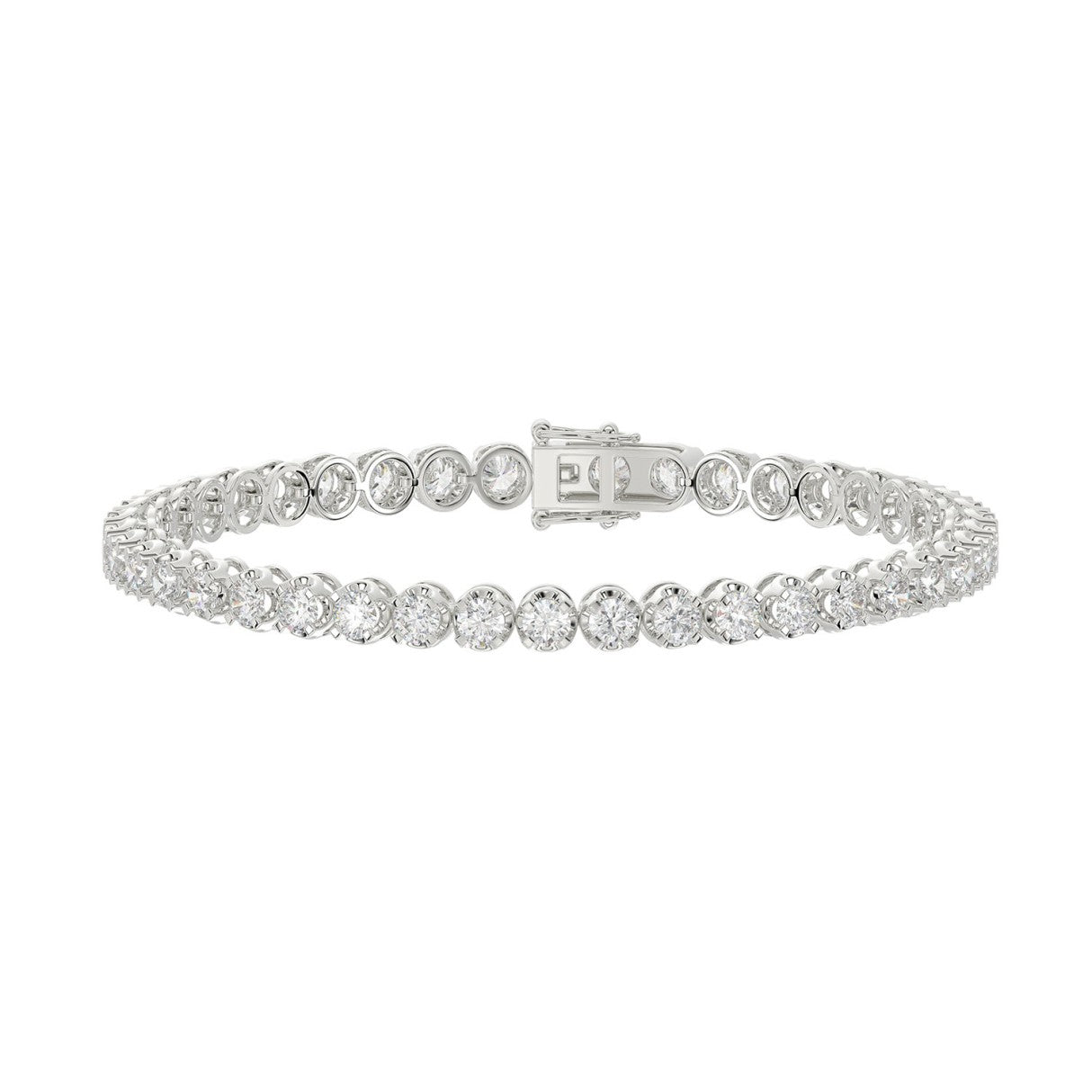 10K White Gold, angled view