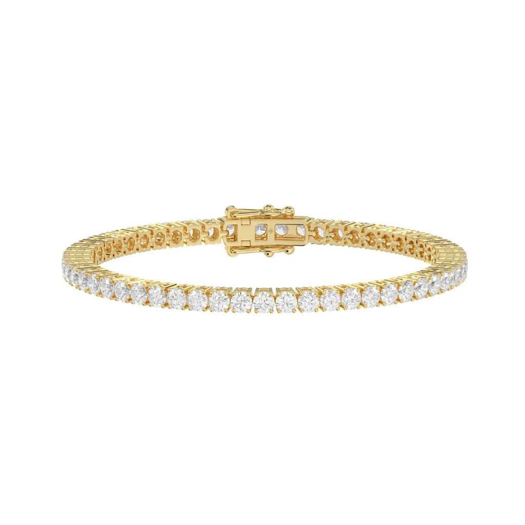10K Yellow Gold, angled view