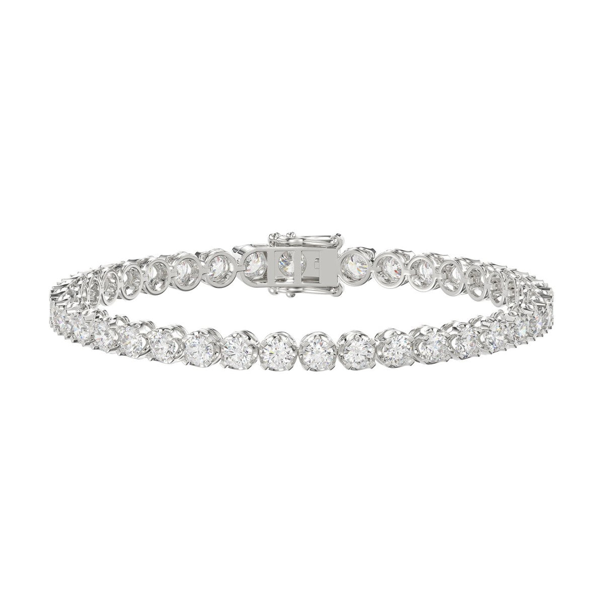 10K White Gold, angled view