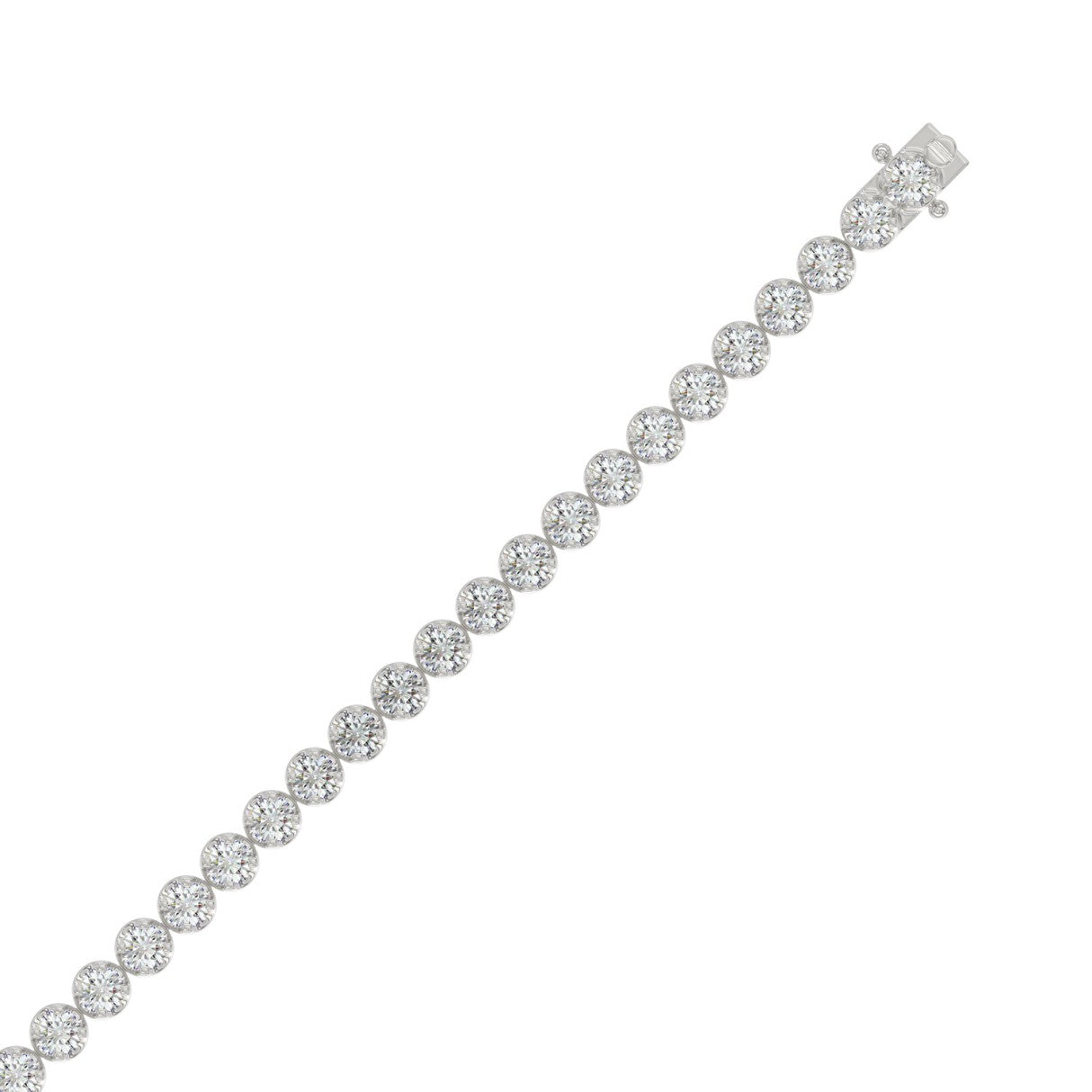 10K White Gold, top view