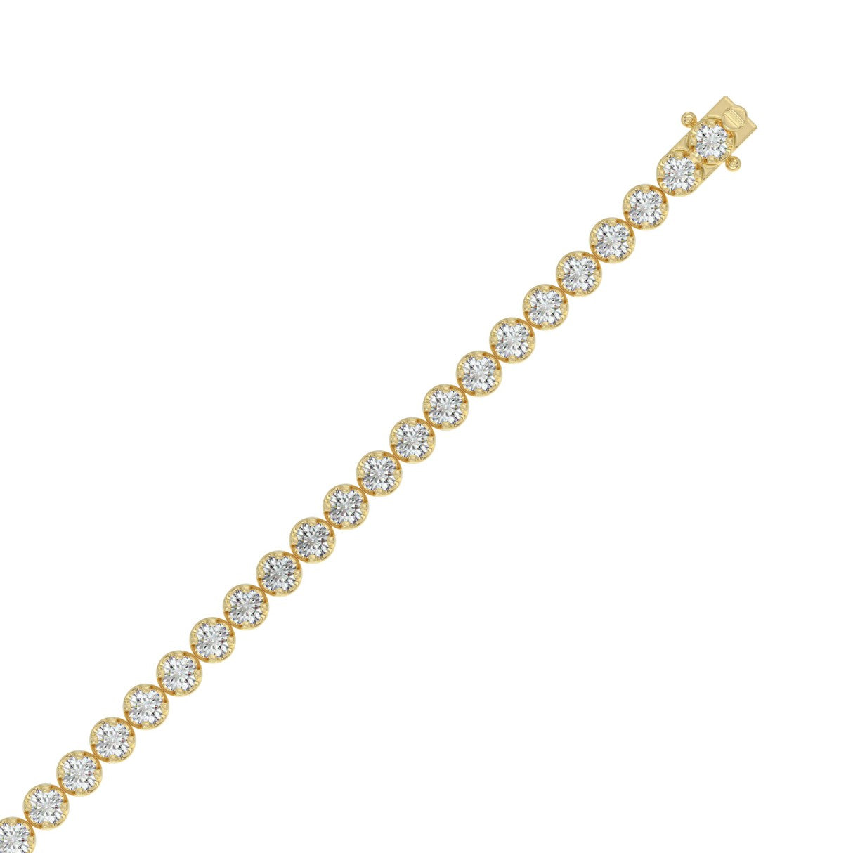 10K Yellow Gold, top view