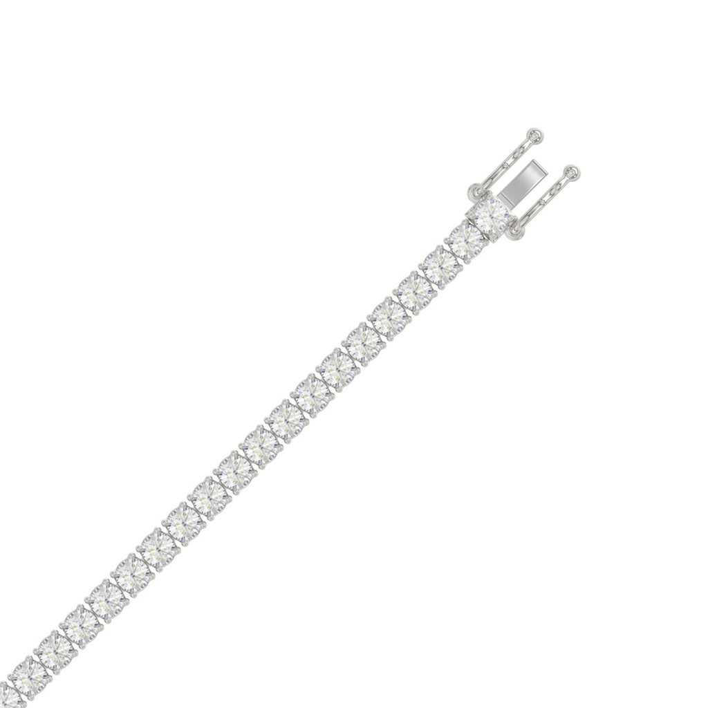 10K White Gold, flat view