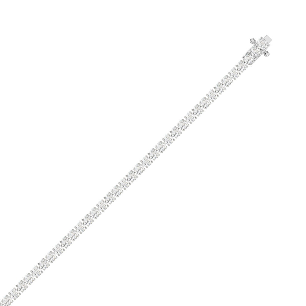 10K White Gold, flat view