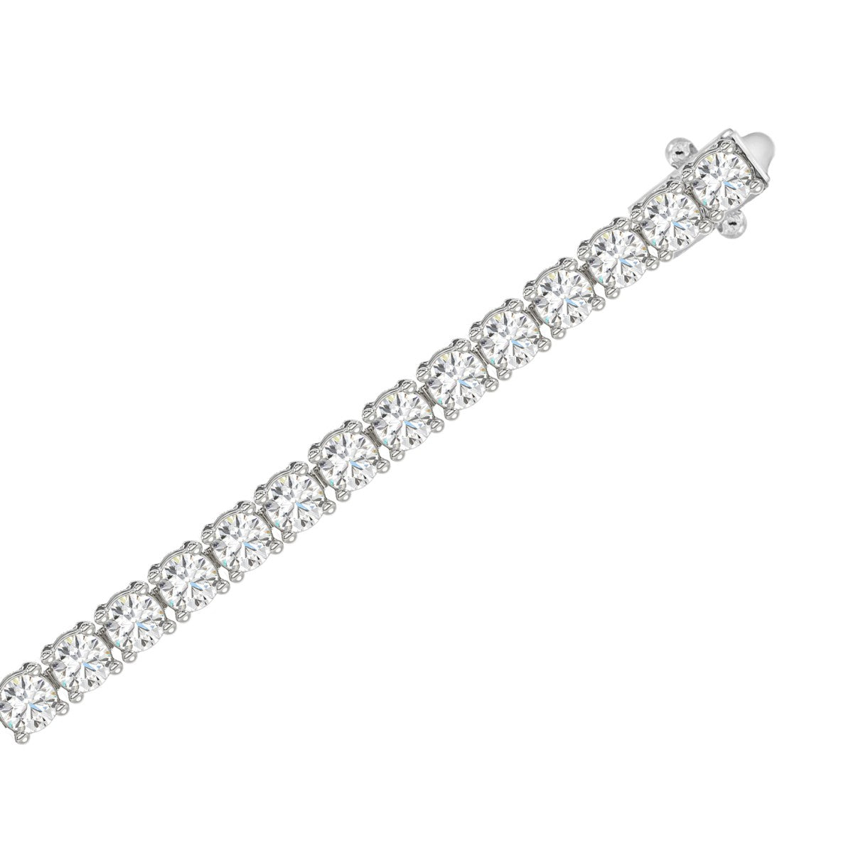 10K White Gold, flat view